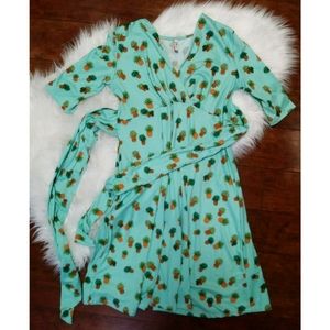 Maternity pineapple dress